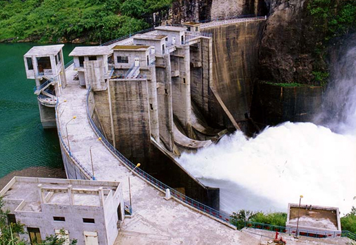 普定水电站厂景图